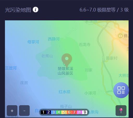 光污染地图