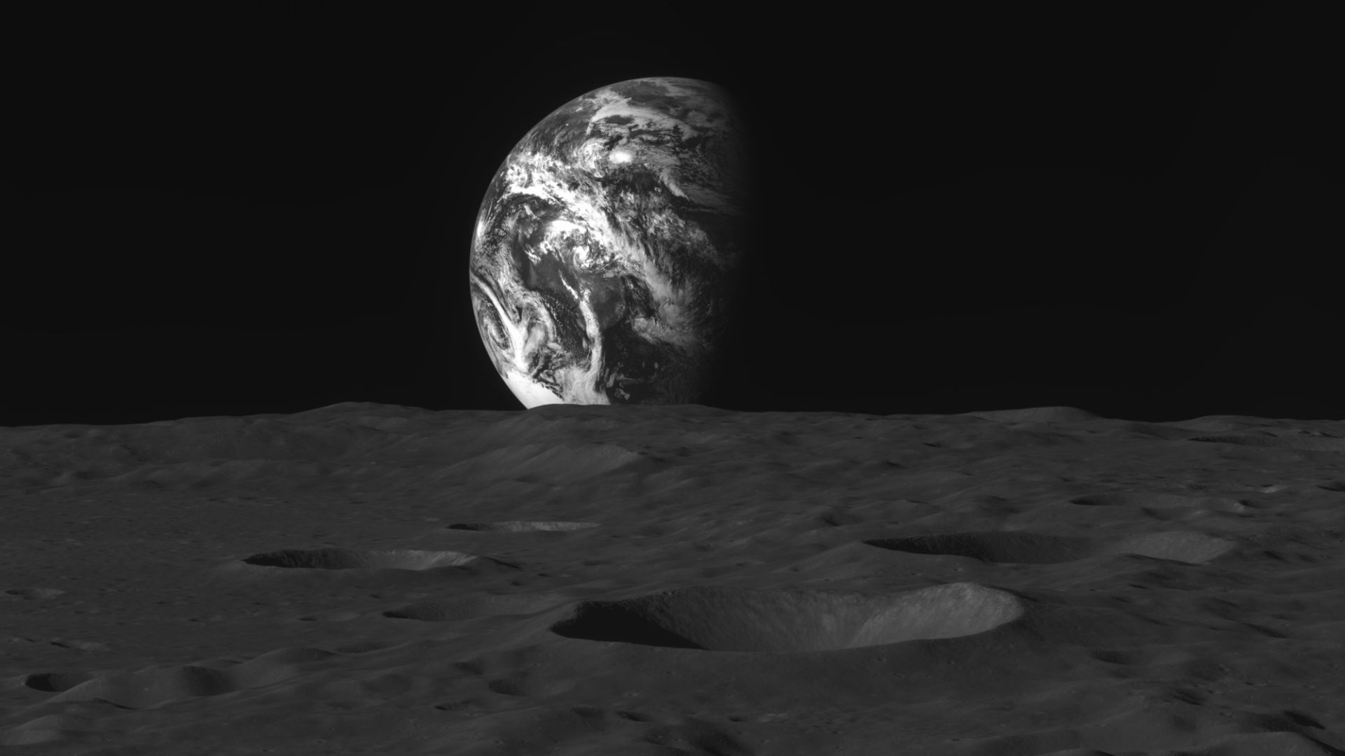 2022 年 12 月 28 日韩国 Danuri 任务拍摄的地球和月球图像。 （图片来源：KARI）